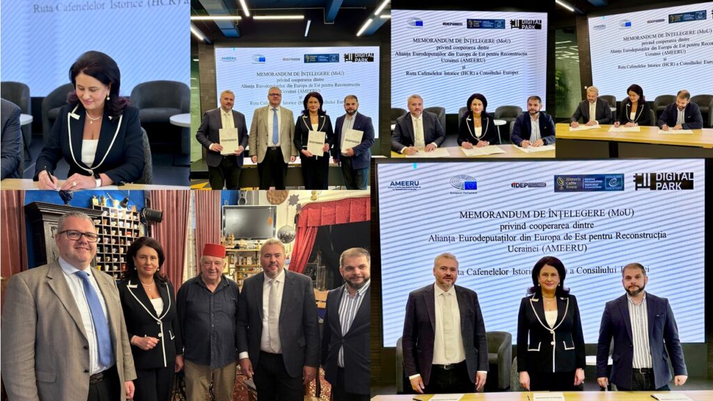 Memorandumul de Înțelegere (MoU) dintre Alianța AMEERU și Ruta Cafenelelor Istorice a Consiliului Europei