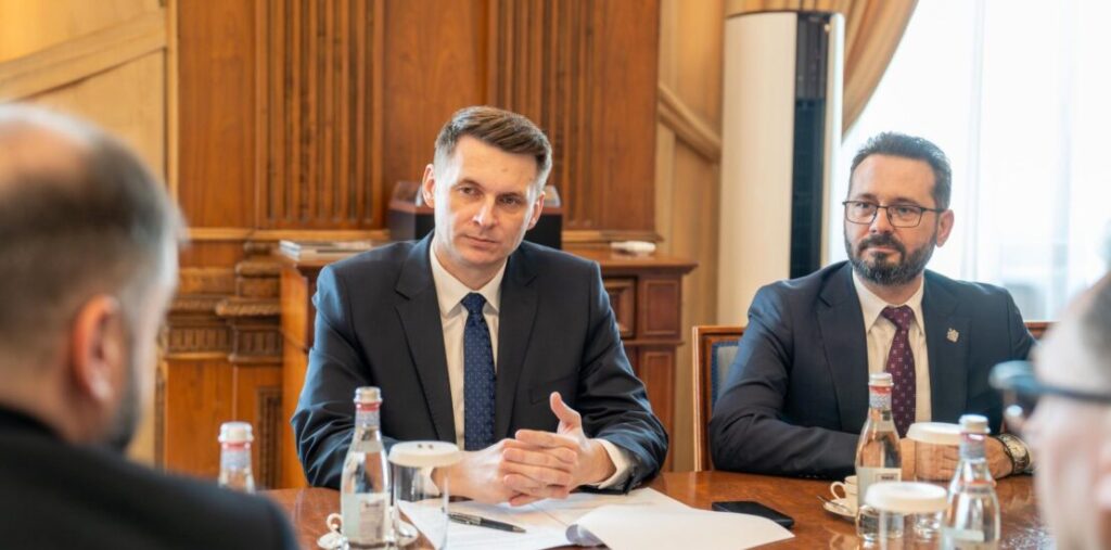Vizita de lucru la Senatul României